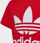 Adidas Originals T-shirt rood wit Katoen Ronde hals Logo 128 - Thumbnail 8