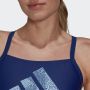 Adidas Performance sportbadpak blauw lichtblauw - Thumbnail 4