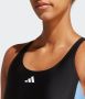 Adidas Performance Infinitex sportbadpak zwart lichtblauw - Thumbnail 10