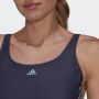 Adidas Performance sportbadpak donkerblauw lichtblauw - Thumbnail 4