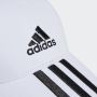 Adidas Perfor ce Baseballcap BASEBALL 3STRIPES COTTON TWILL BASEBALL CAP - Thumbnail 4