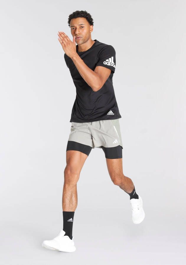 adidas Performance Runningshort DESIGNED FOR RUNNING 2IN1 SHORTS