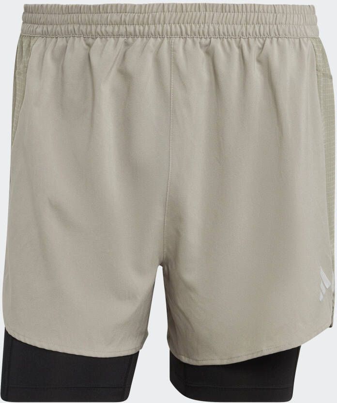 adidas Performance Runningshort DESIGNED FOR RUNNING 2IN1 SHORTS