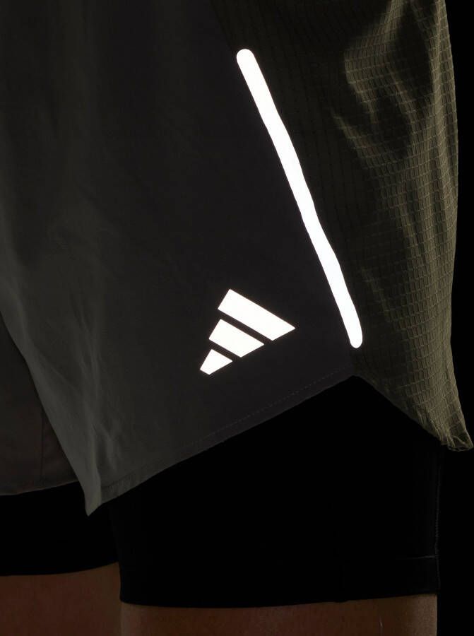 adidas Performance Runningshort DESIGNED FOR RUNNING 2IN1 SHORTS