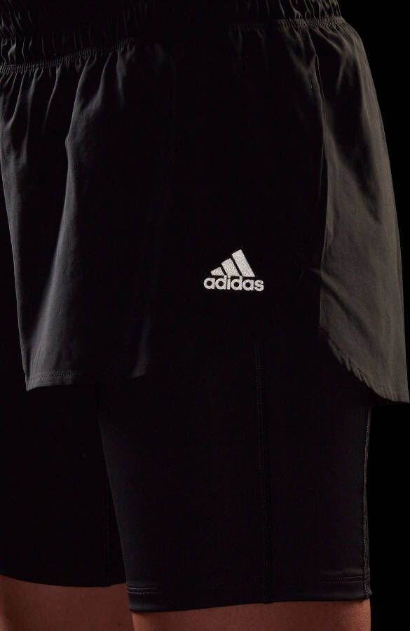 adidas Performance Runningshort RUN ICONS TWOINONE RUNNING SHORTS (1-delig)