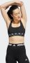 Adidas Performance Sport bh Adidas POWERIMPACT TRAINING MEDIUM SUPPORT LOGO SPORT BH - Thumbnail 2