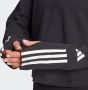 Adidas Performance Sweatshirt TRAIN ESSENTIALS TRAIN COTTON 3-STRIPE HOODIE - Thumbnail 4