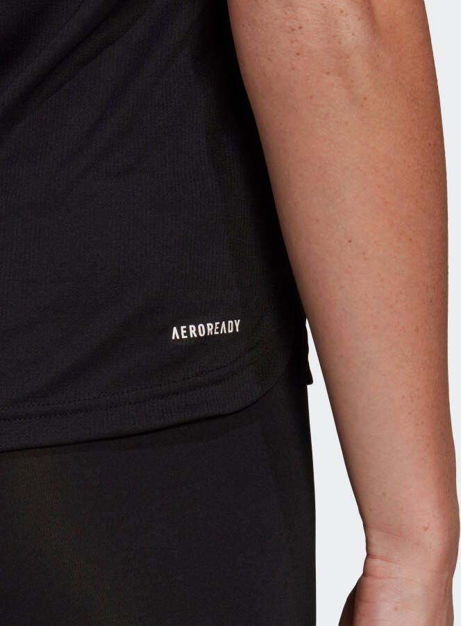 adidas Performance T-shirt AEROREADY DESIGNED 2 MOVE SPORT 3-STREPEN