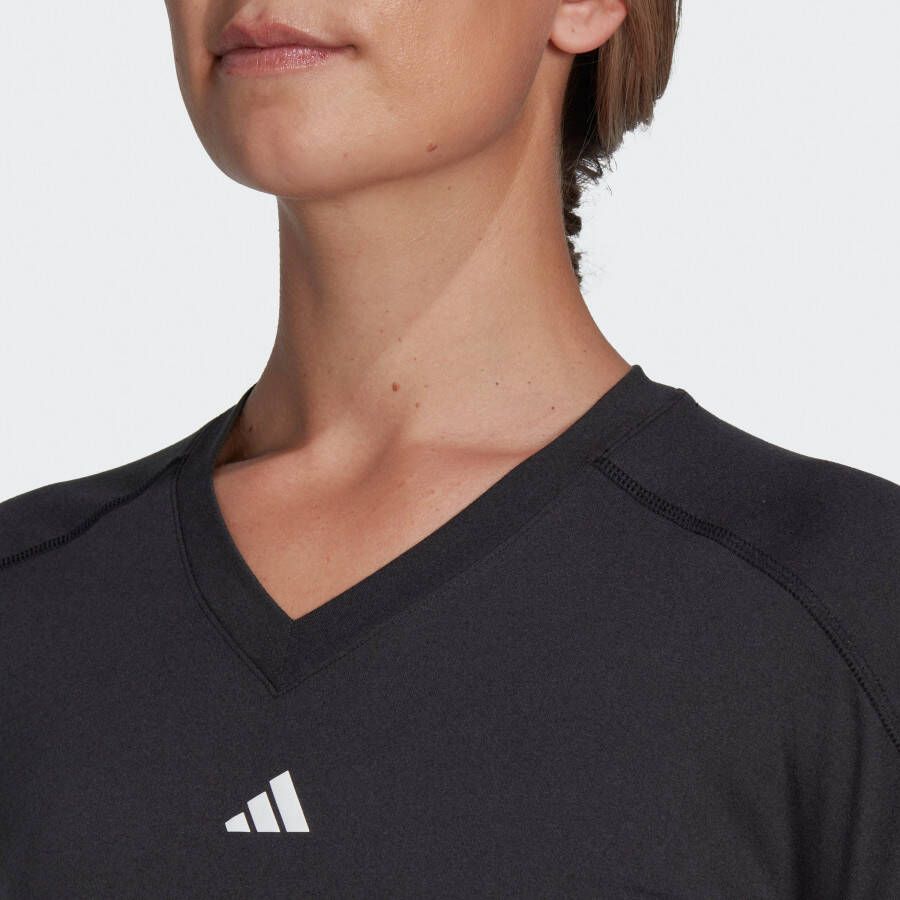 adidas Performance T-shirt TR-ES MIN T Trainingsshirt vochtabsorberend met V-hals