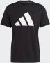 Adidas Train Essentials Feelready Logo Training T-shirt Zwart- Heren Zwart - Thumbnail 5
