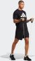 Adidas Train Essentials Feelready Logo Training T-shirt Zwart- Heren Zwart - Thumbnail 6