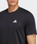 Adidas train essentials training sportshirt zwart heren - Thumbnail 4