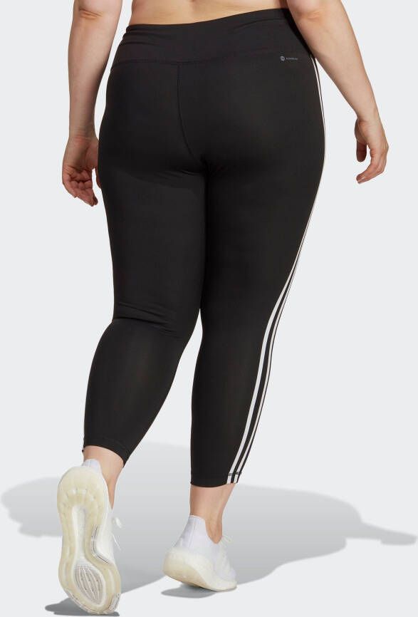 adidas Performance Trainingstights TRAIN ESSENTIALS 3-STRIPES HIGH-WAISTED – GROTE MATEN (1-delig)