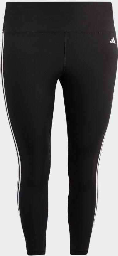 adidas Performance Trainingstights TRAIN ESSENTIALS 3-STRIPES HIGH-WAISTED – GROTE MATEN (1-delig)