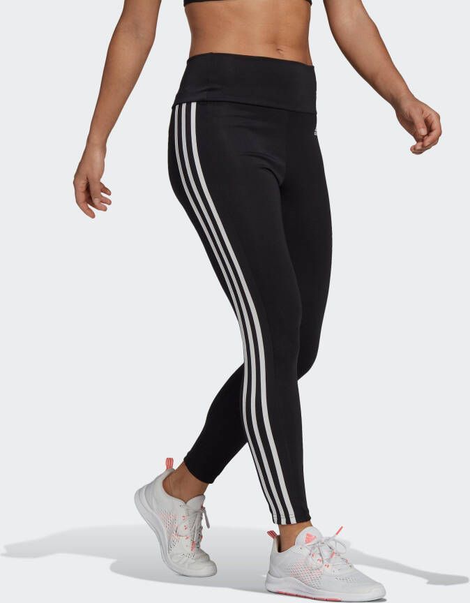adidas Performance Trainingstights DESIGNED TO MOVE HIGH-RISE 3-STRIPES SPORT 7 8-TIGHT (1-delig)