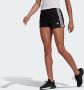 Adidas Zwarte sportieve shorts voor dames met zijstrepen Black Dames - Thumbnail 6
