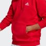 Adidas Essentials Fleece Hoodie voor Heren Rood Heren - Thumbnail 6