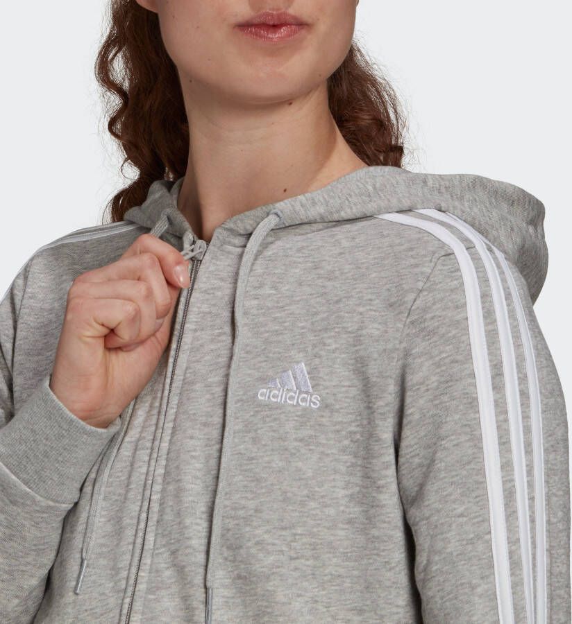 adidas Sportswear Capuchonsweatvest ESSENTIALS FRENCH TERRY 3 STRIPES CAPUCHONJACK