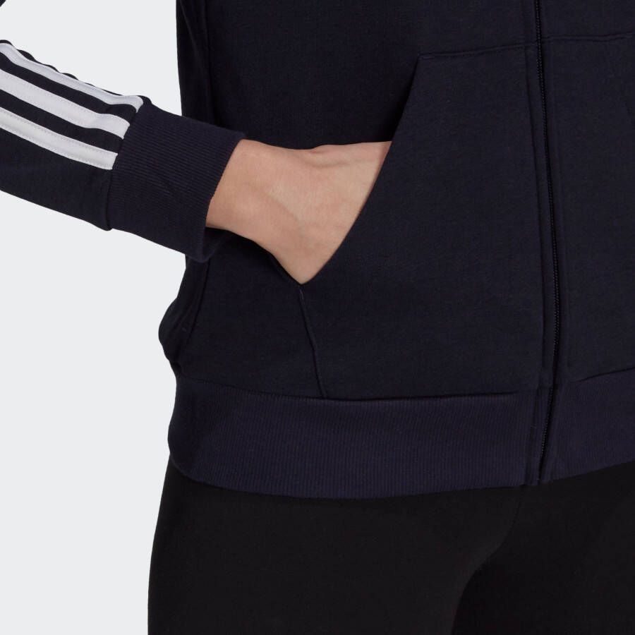 adidas Sportswear Capuchonsweatvest ESSENTIALS FRENCH TERRY 3 STRIPES CAPUCHONJACK (1-delig)