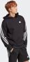 Adidas Zwarte Future Icons 3-Stripes Hoodie Zwart Heren - Thumbnail 6