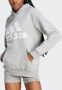 Adidas Sportswear Essentials Logo Boyfriend Fleece Hoodie - Thumbnail 3