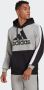 Adidas essentials colorblock trui grijs zwart - Thumbnail 12