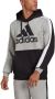 Adidas essentials colorblock trui grijs zwart - Thumbnail 9