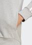 Adidas Grijze hoodie met volledige rits en iconische strepen Grijs Heren - Thumbnail 6