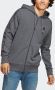 Adidas Grijze French Terry 3-Stripes Rits Hoodie voor Heren Grijs Heren - Thumbnail 3