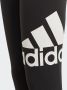 Adidas Performance sportlegging zwart wit Sportbroek Meisjes Katoen Logo 116 - Thumbnail 7