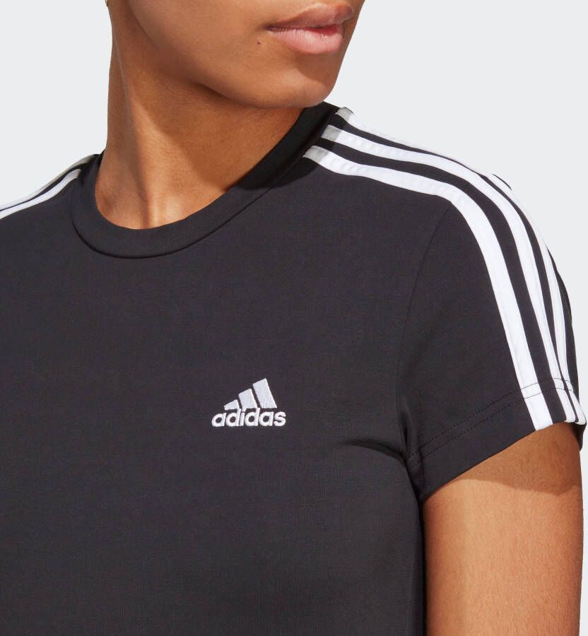 adidas Sportswear Shirtjurk ESSENTIALS 3-STRIPE DRESS (1-delig)