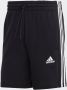 Adidas Performance Shorts Zwart Essentials 3 Strepen Black Heren - Thumbnail 13