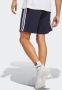 Adidas Essentials French Terry 3-Stripes Short Blauw- Heren Blauw - Thumbnail 3