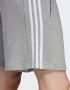 Adidas Badge of Sport 3-Stripes Shorts Medium Grey Heather- Heren Medium Grey Heather - Thumbnail 8