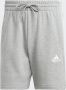 Adidas Badge of Sport 3-Stripes Shorts Medium Grey Heather- Heren Medium Grey Heather - Thumbnail 10