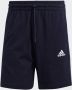 Adidas Blauwe 3Stripes Shorts van Katoen Blue Heren - Thumbnail 7