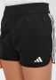 Adidas Sportswear regular fit short met logo zwart wit Korte broek Meisjes Polyester 140 - Thumbnail 6