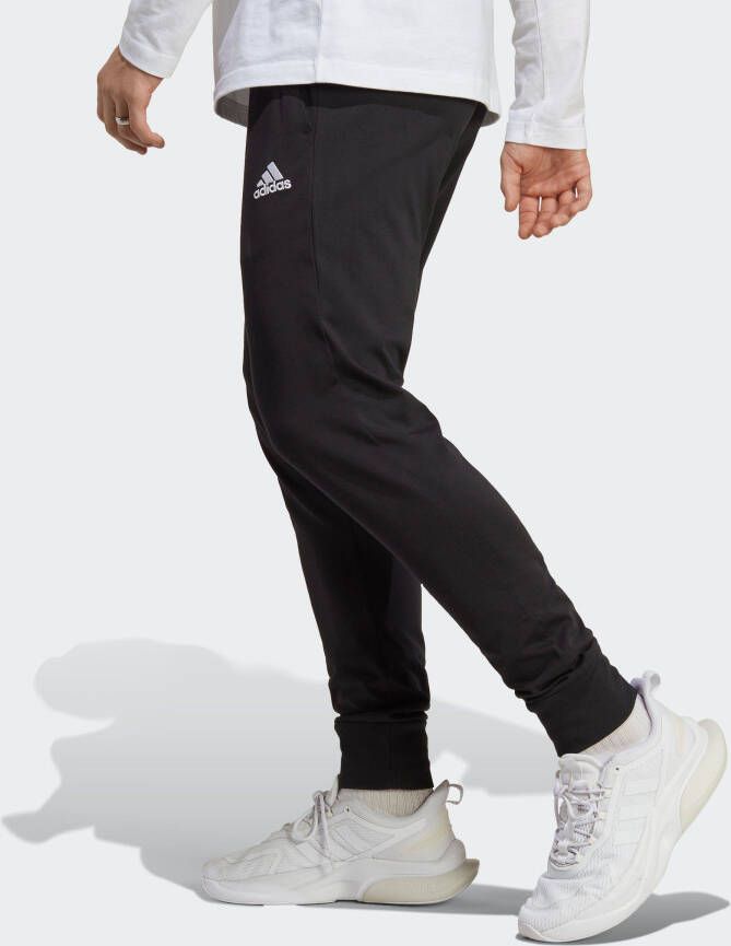 adidas Sportswear Sportbroek ESSENTIALS SINGLE JERSEY TAPERED CUFF BROEK (1-delig)