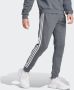 Adidas Grijze Fleece 3-Stripes Trainingsbroek voor Heren Grijs Heren - Thumbnail 3