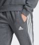 Adidas Grijze Fleece 3-Stripes Trainingsbroek voor Heren Grijs Heren - Thumbnail 6