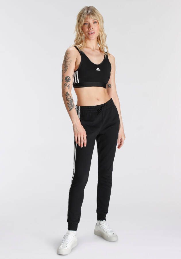 adidas Sportswear Sportbroek Essentials 3-strepen French Terry CUFFED broek (1-delig)
