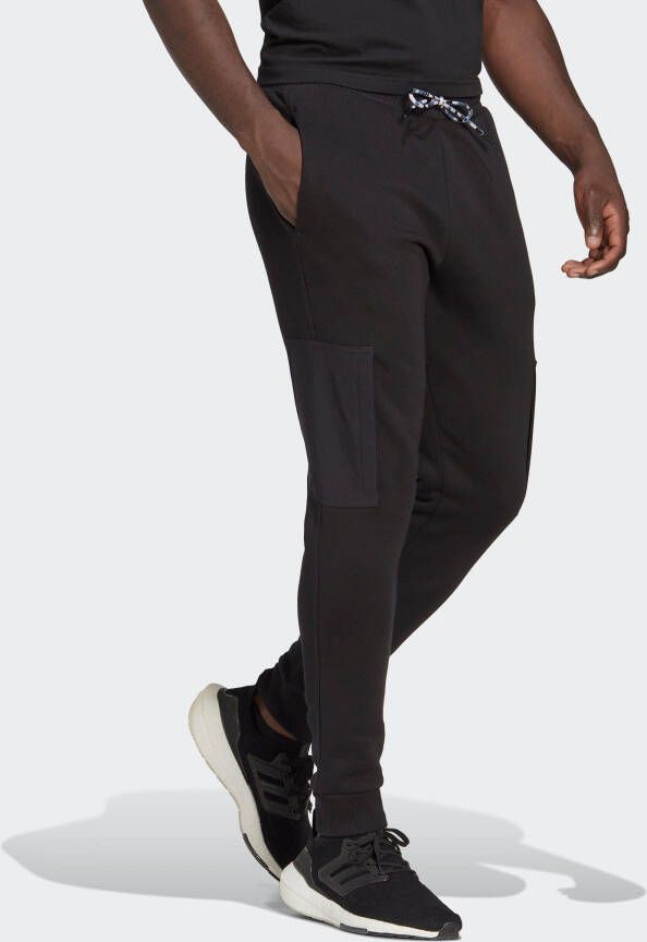 adidas Sportswear Sportbroek Essentials BRANDLOVE fleece broek (1-delig)