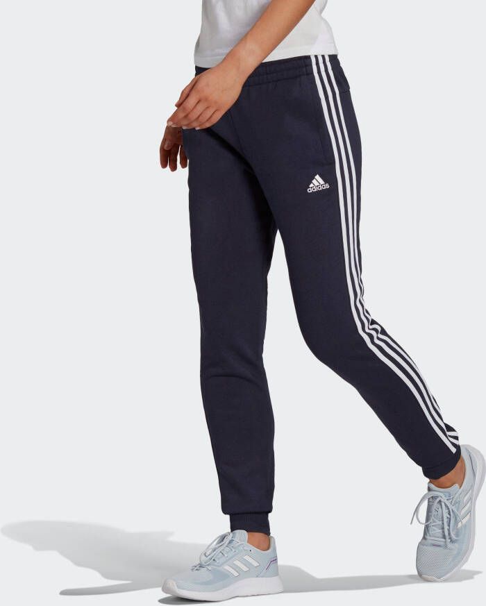 adidas Performance Sportbroek ESSENTIALS FLEECE 3STREPEN BROEK