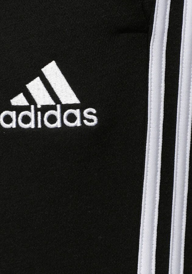 adidas Sportswear Sportbroek ESSENTIALS FLEECE FITTED 3STREPEN BROEK (1-delig)