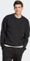 Adidas Zwarte Fleece Sweatshirt met V-stiksels Zwart Heren - Thumbnail 4