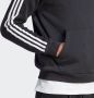 Adidas Sportswear Essentials Fleece 3-Stripes Sweatshirt met Korte Rits - Thumbnail 6