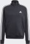Adidas Sportswear Essentials Fleece 3-Stripes Sweatshirt met Korte Rits - Thumbnail 6