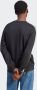 Adidas Essentials Fleece 3-Stripes Sweatshirt Black Heren - Thumbnail 6