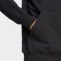 Adidas Zwarte French Terry hoodie met groot logo voor heren Zwart Heren - Thumbnail 8