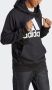Adidas Zwarte French Terry hoodie met groot logo voor heren Zwart Heren - Thumbnail 9